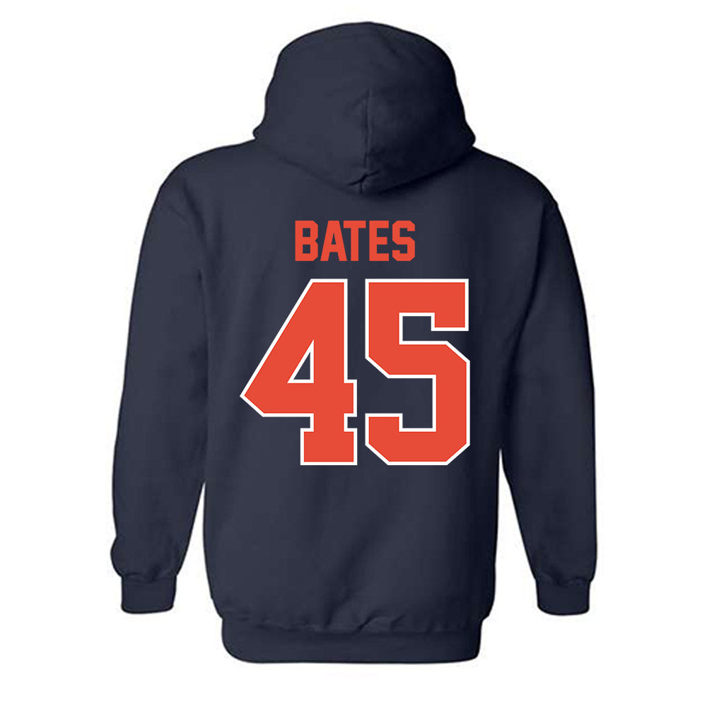Illinois - NCAA Baseball : Zach Bates - Classic Shersey Hooded Sweatshirt-1