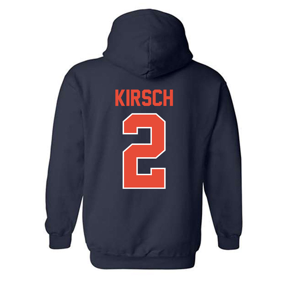 Illinois - NCAA Women's Volleyball : Taryn Kirsch - Classic Shersey Hooded Sweatshirt-1