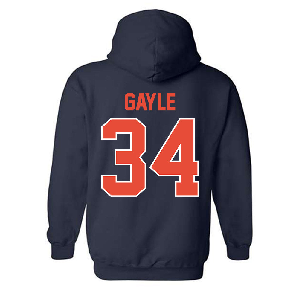 Illinois - NCAA Football : Erik Gayle - Classic Shersey Hooded Sweatshirt-1