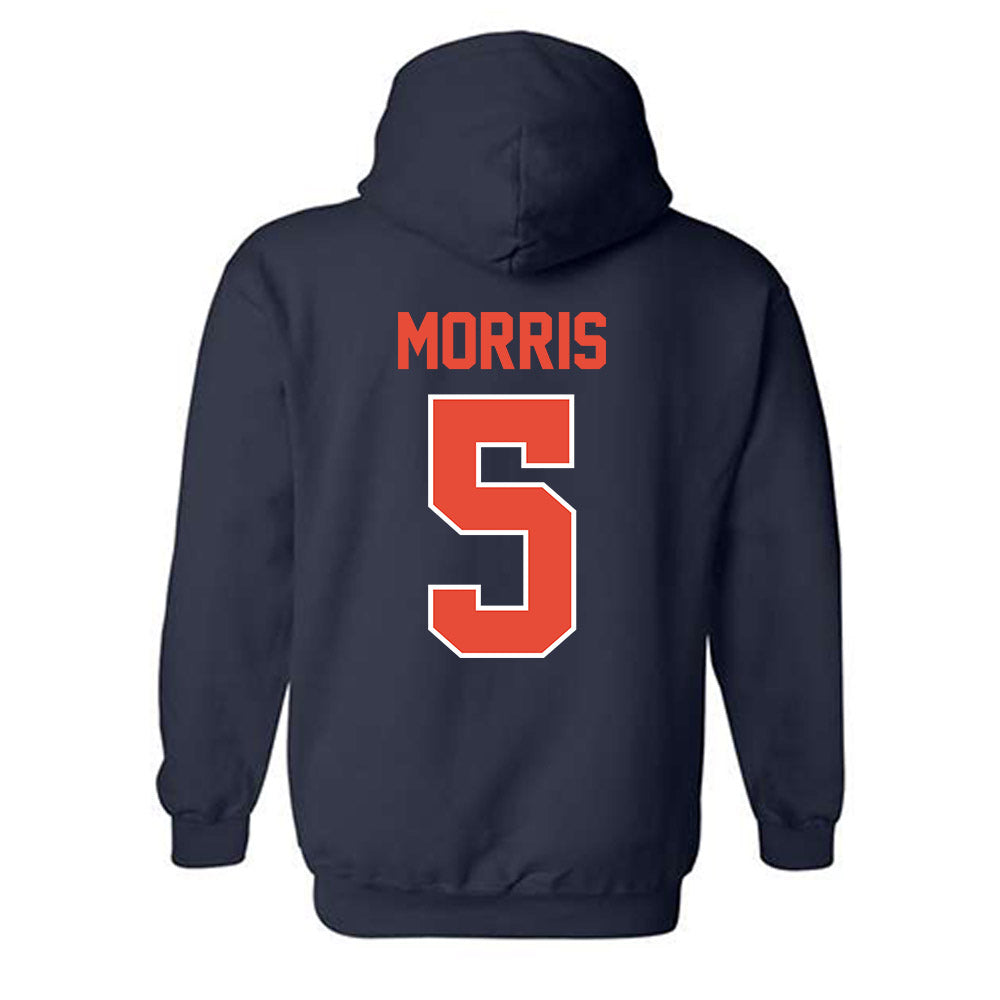 Illinois - NCAA Football : Jakwon Morris - Classic Shersey Hooded Sweatshirt-1