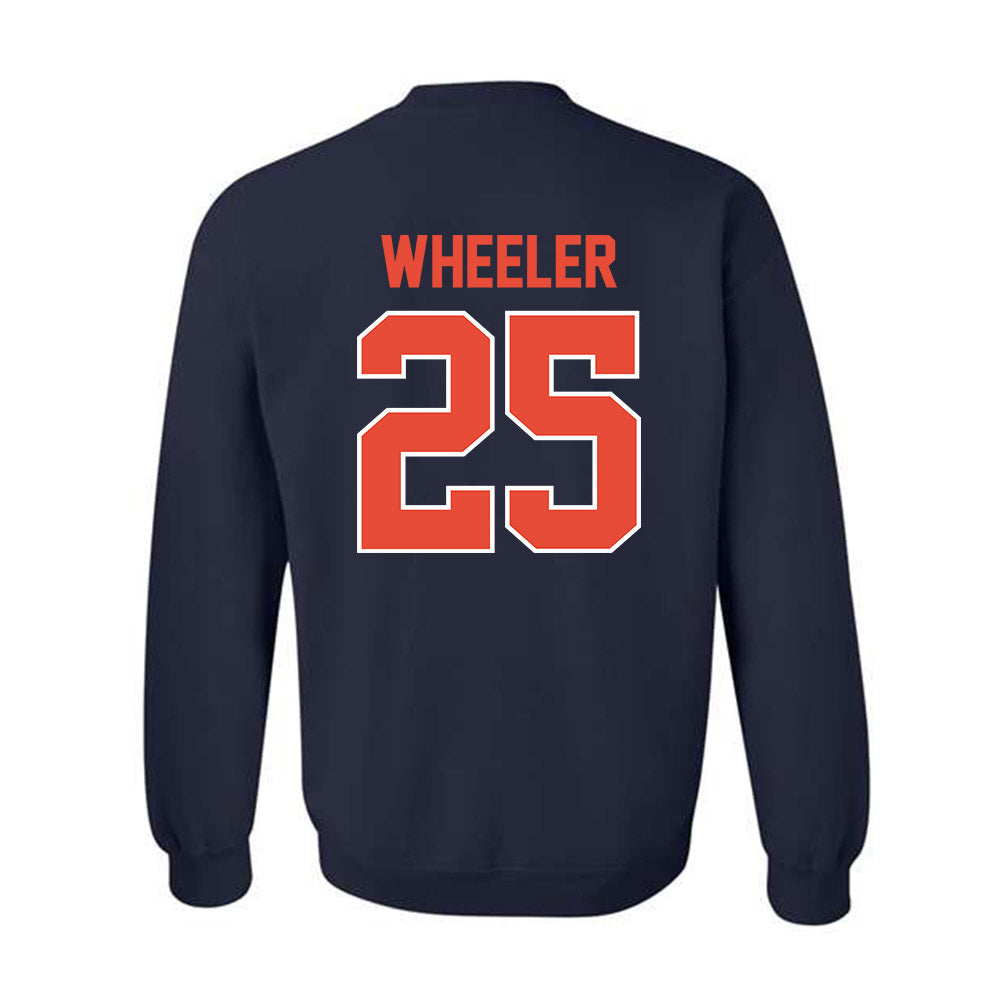 Illinois - NCAA Football : Nelsyn Wheeler - Classic Shersey Crewneck Sweatshirt-1