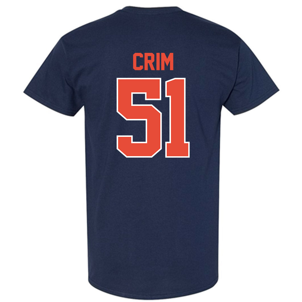 Illinois - NCAA Football : Parker Crim - Classic Shersey T-Shirt-1