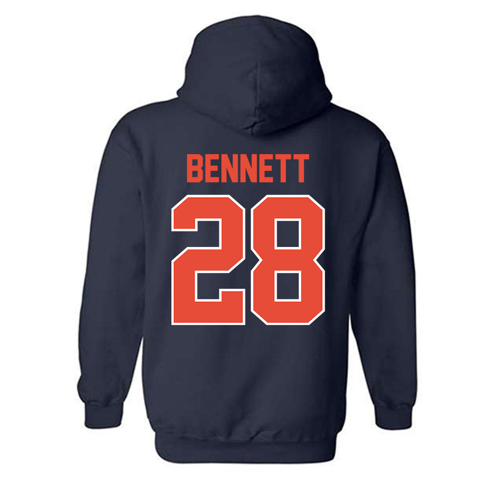 Illinois - NCAA Football : Kayden Bennett - Classic Shersey Hooded Sweatshirt-1