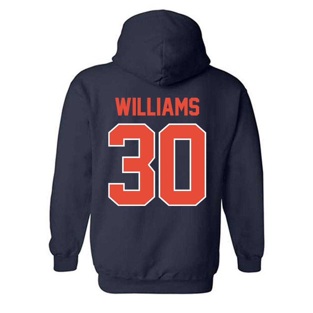 Illinois - NCAA Football : Tony Williams - Classic Shersey Hooded Sweatshirt-1