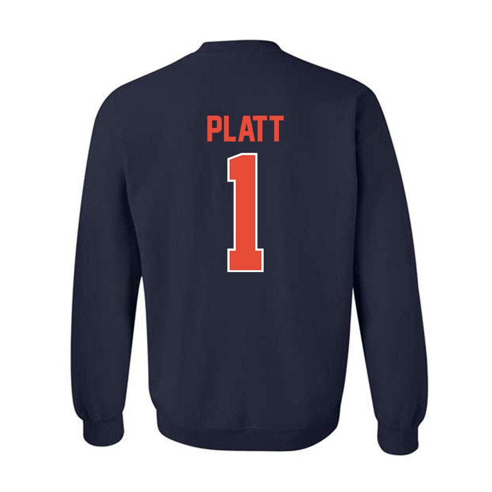 Illinois - NCAA Football : Jayshon Platt - Classic Shersey Crewneck Sweatshirt-1