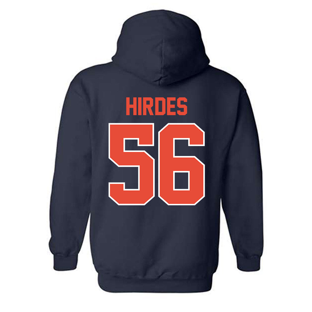 Illinois - NCAA Football : JJ Hirdes - Classic Shersey Hooded Sweatshirt-1