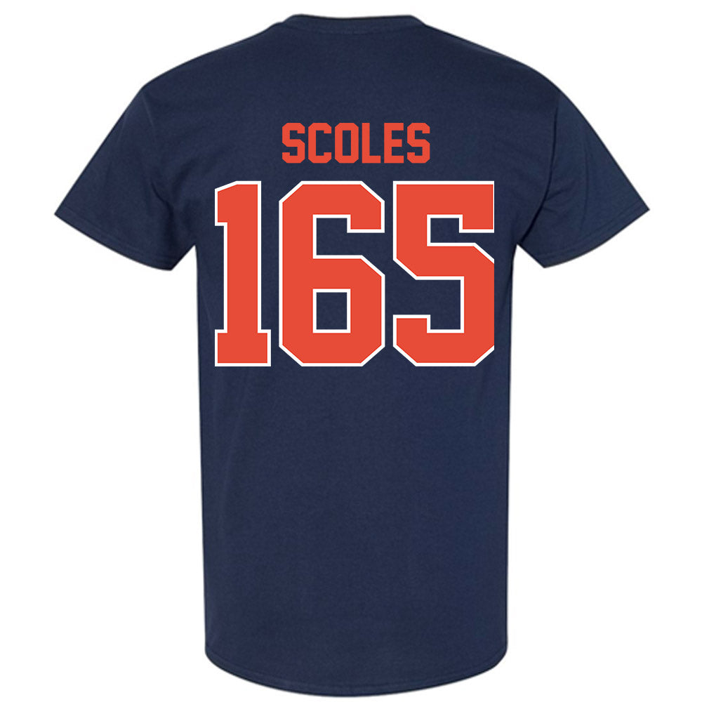 Illinois - NCAA Wrestling : Braeden Scoles - Classic Shersey T-Shirt-1