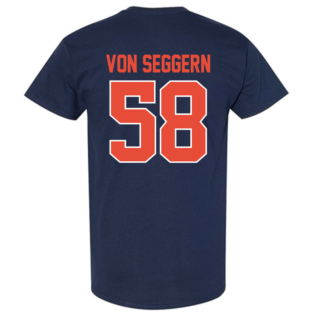 Illinois - NCAA Football : Landen Von Seggern - Classic Shersey T-Shirt-1