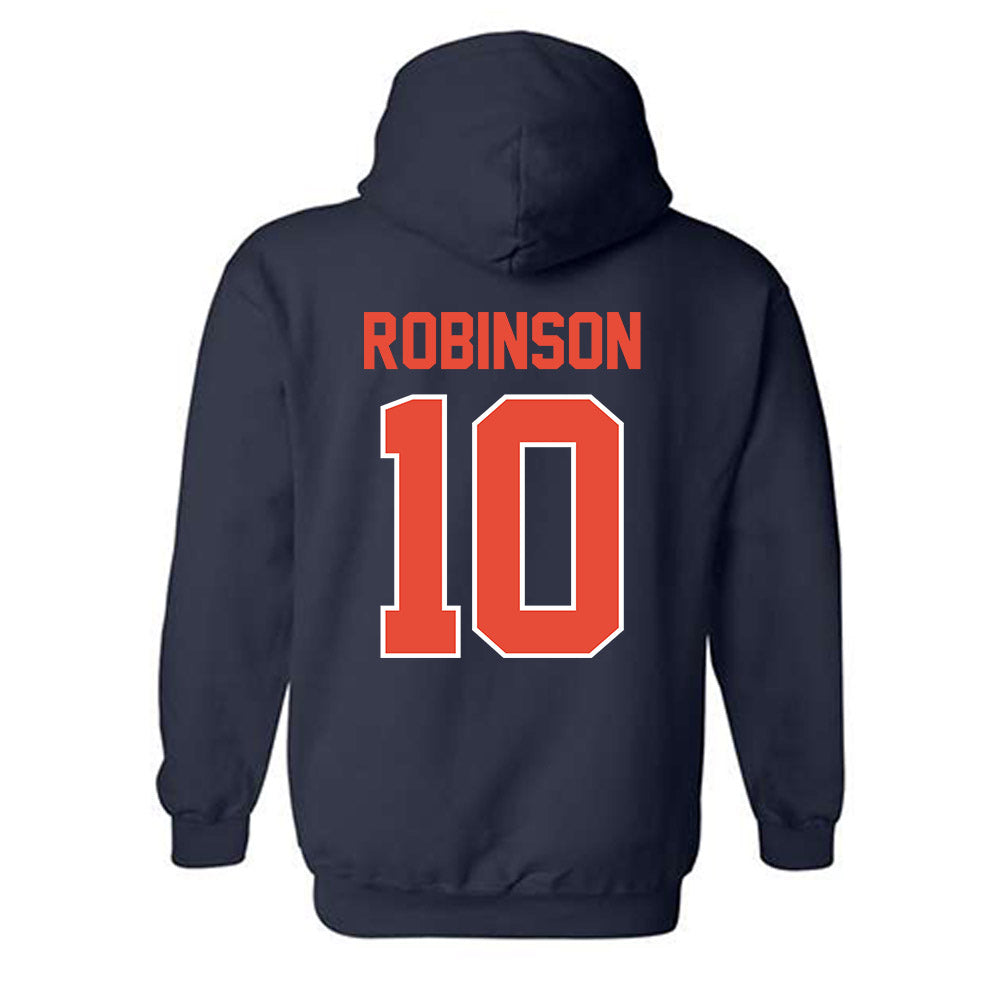Illinois - NCAA Football : Ty Robinson - Classic Shersey Hooded Sweatshirt-1