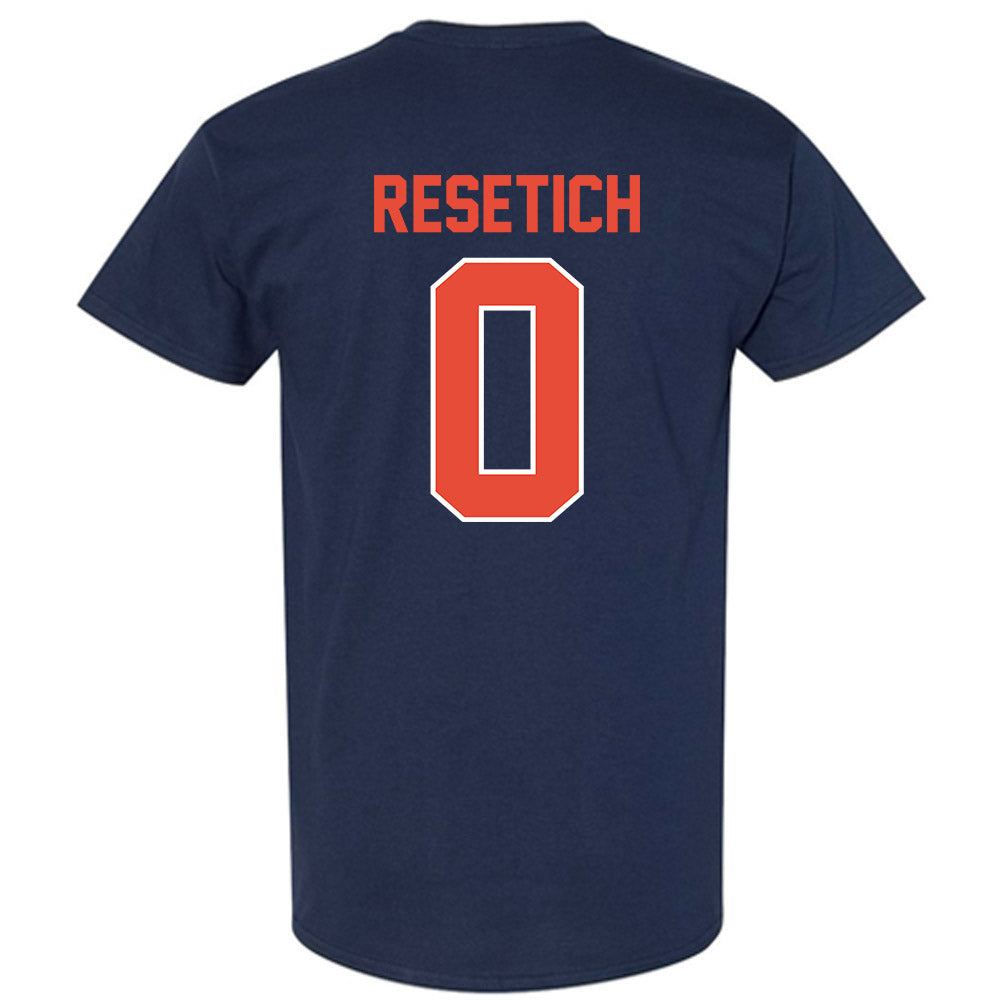 Illinois - NCAA Football : Mac Resetich - Classic Shersey T-Shirt-1