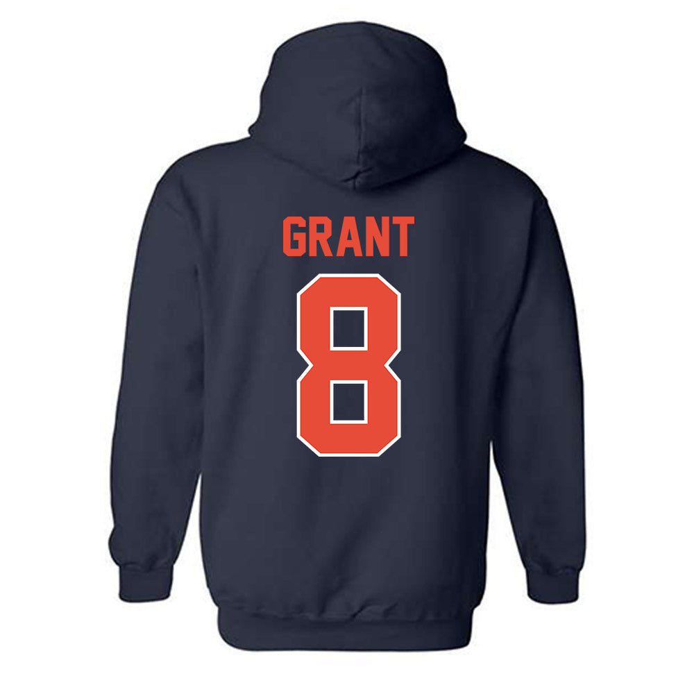 Illinois - NCAA Football : Davon Grant - Classic Shersey Hooded Sweatshirt-1