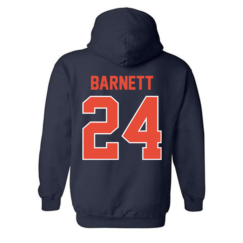 Illinois - NCAA Football : Javari Barnett - Classic Shersey Hooded Sweatshirt-1