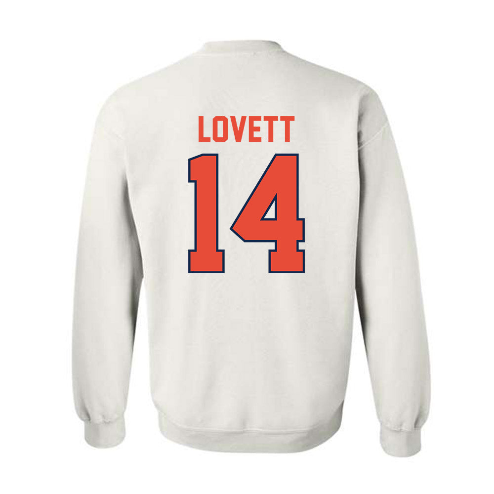 Illinois - NCAA Football : Andre Lovett - Classic Shersey Crewneck Sweatshirt-1