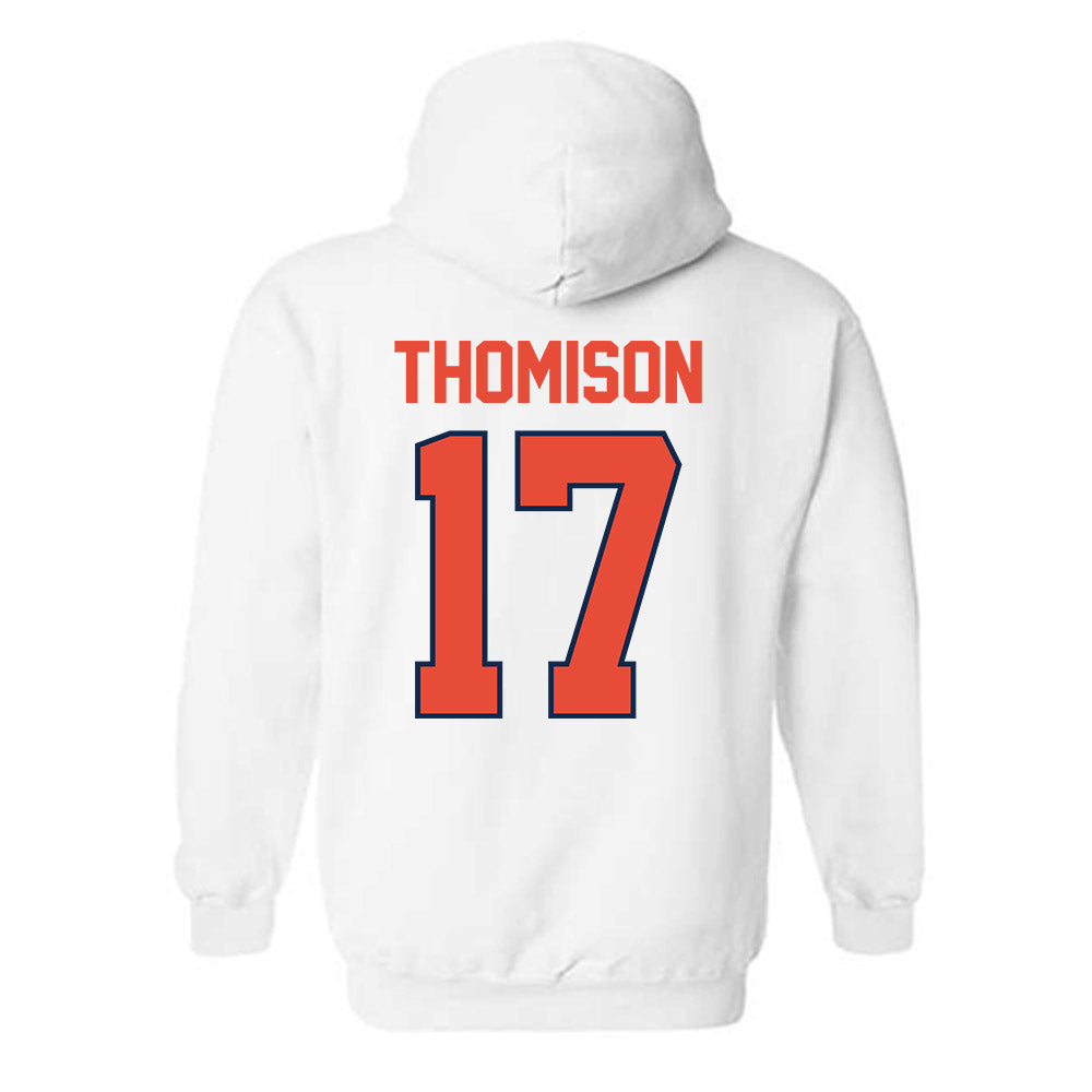Illinois - NCAA Football : Isaiah Thomison - Classic Shersey Hooded Sweatshirt-1