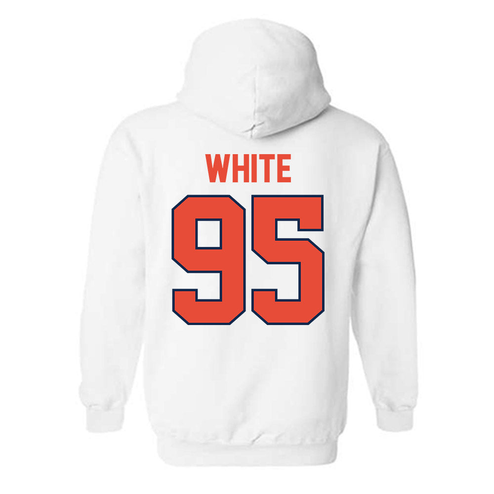 Illinois - NCAA Football : Isaiah White - Classic Shersey Hooded Sweatshirt-1