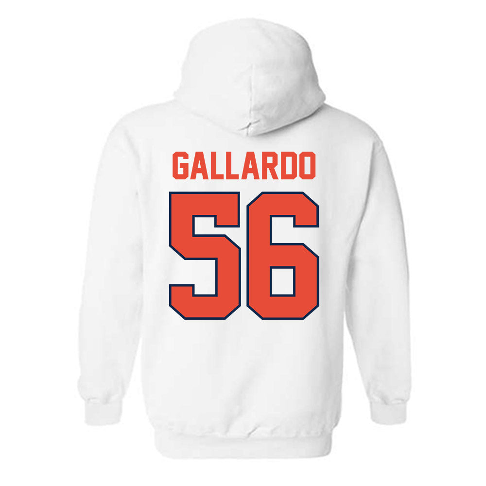 Illinois - NCAA Football : Guillermo Gallardo - Classic Shersey Hooded Sweatshirt