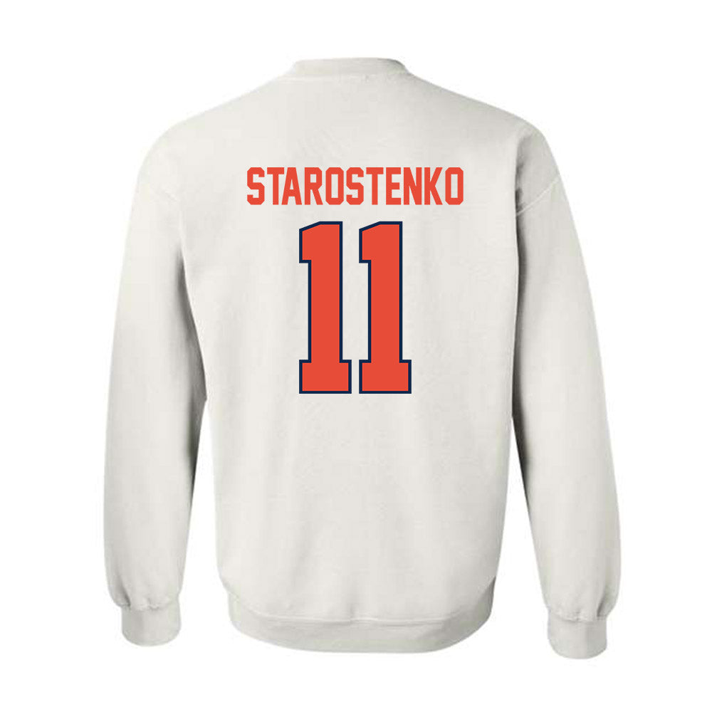 Illinois - NCAA Women's Volleyball : Kristina Starostenko - Classic Shersey Crewneck Sweatshirt-1