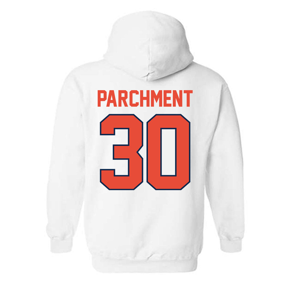 Illinois - NCAA Women's Basketball : Cearah Parchment - Classic Shersey Hooded Sweatshirt-1