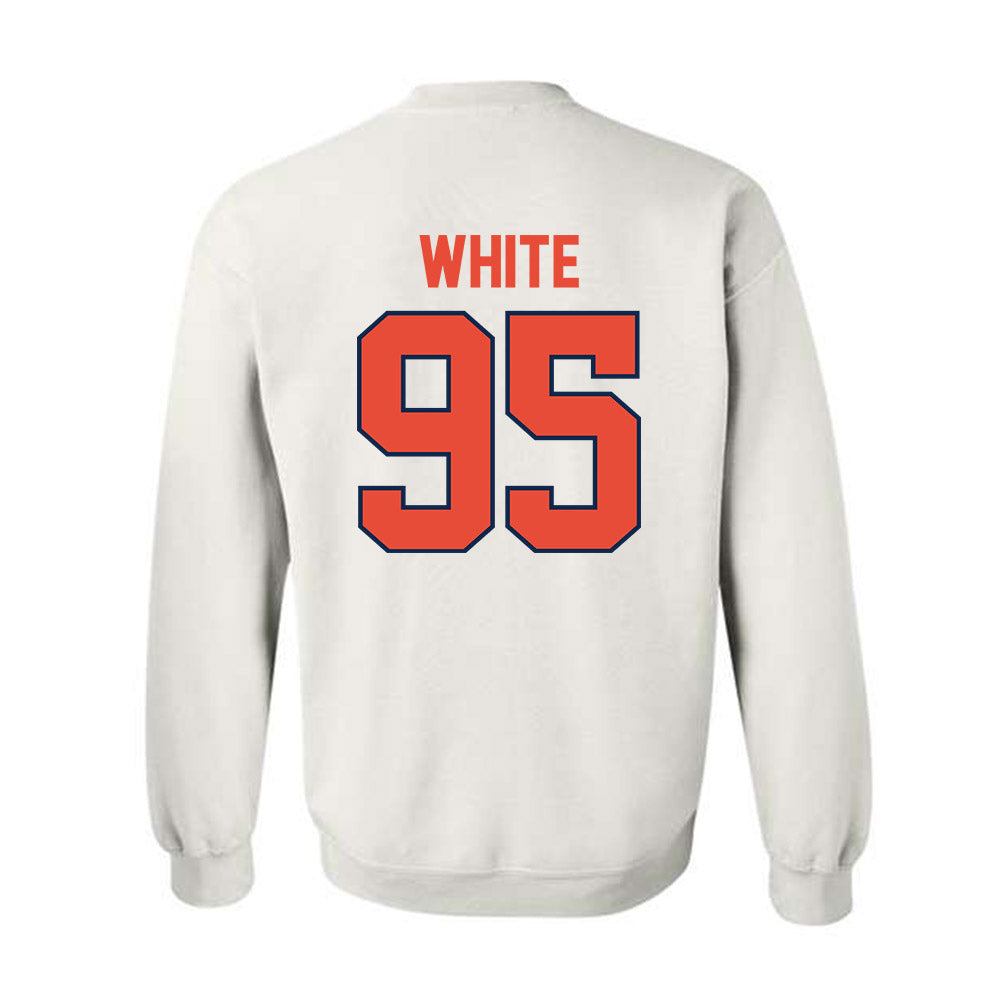 Illinois - NCAA Football : Isaiah White - Classic Shersey Crewneck Sweatshirt-1
