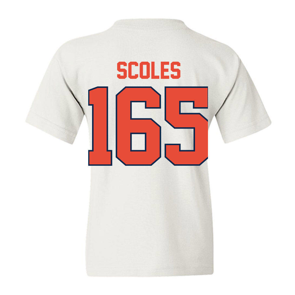 Illinois - NCAA Wrestling : Braeden Scoles - Classic Shersey Youth T-Shirt-1