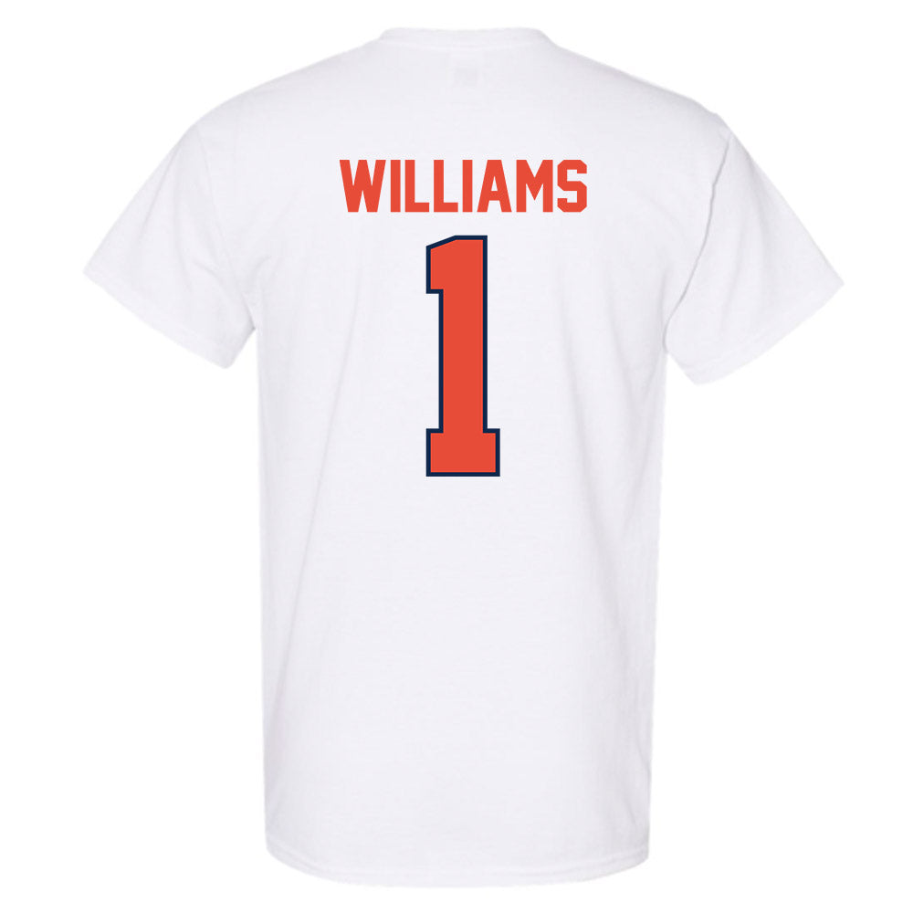 Illinois - NCAA Men's Basketball : Lincoln Williams - Classic Shersey T-Shirt-1