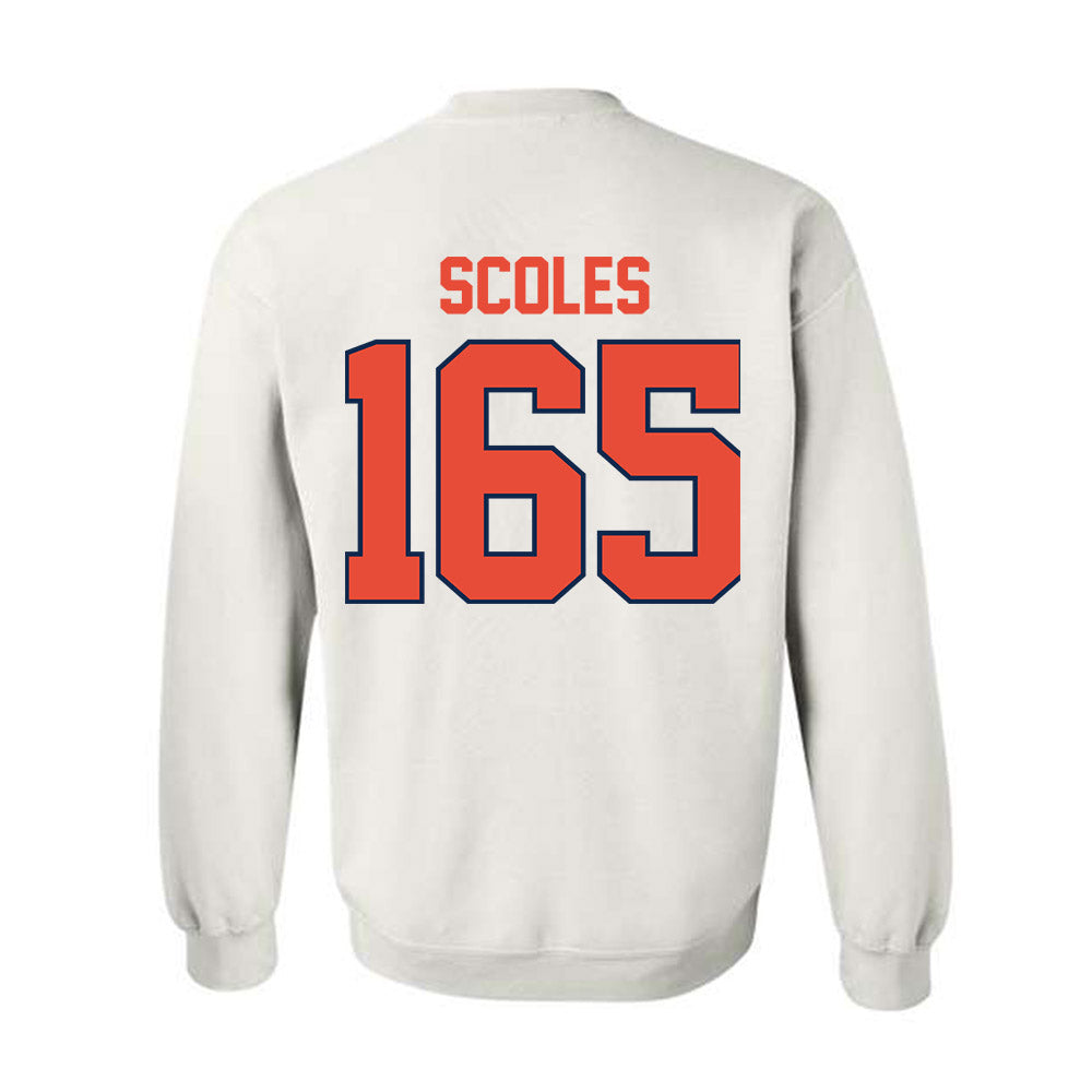 Illinois - NCAA Wrestling : Braeden Scoles - Classic Shersey Crewneck Sweatshirt-1