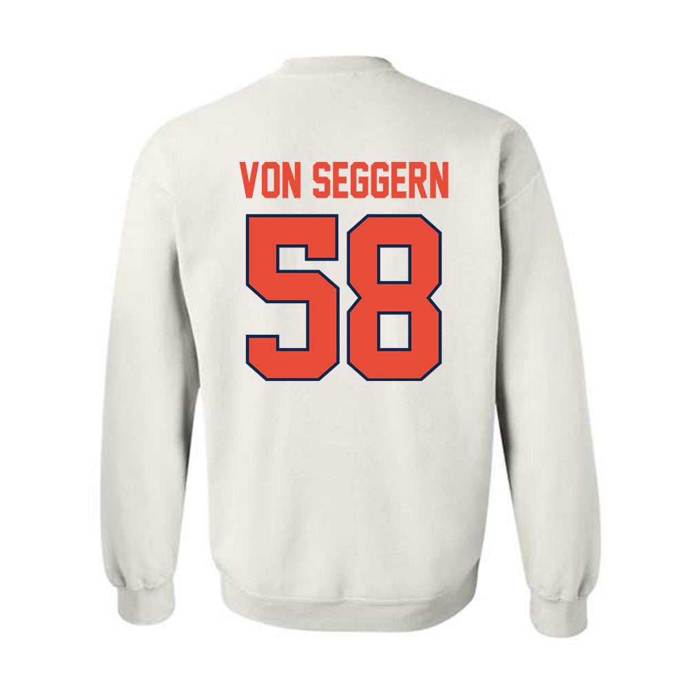 Illinois - NCAA Football : Landen Von Seggern - Classic Shersey Crewneck Sweatshirt-1