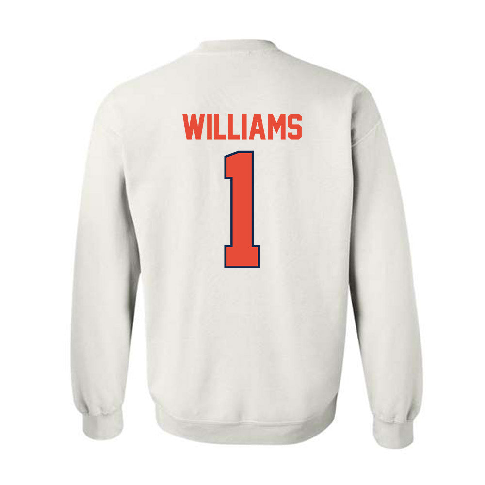 Illinois - NCAA Men's Basketball : Lincoln Williams - Classic Shersey Crewneck Sweatshirt-1