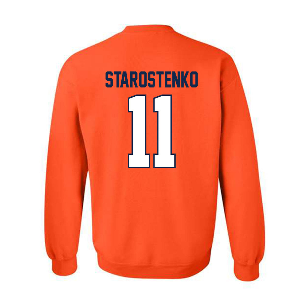 Illinois - NCAA Women's Volleyball : Kristina Starostenko - Classic Shersey Crewneck Sweatshirt-1