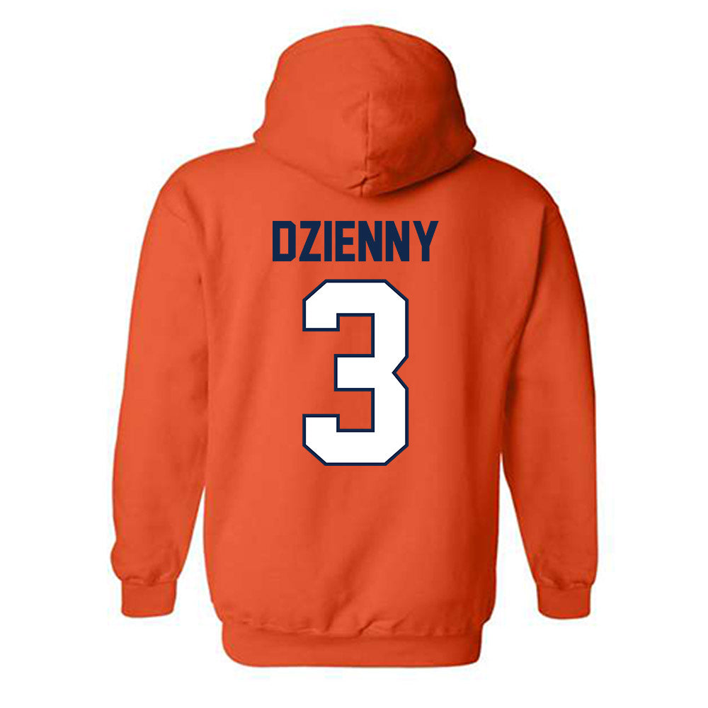 Illinois - NCAA Women's Volleyball : Devin Dzienny - Classic Shersey Hooded Sweatshirt-1