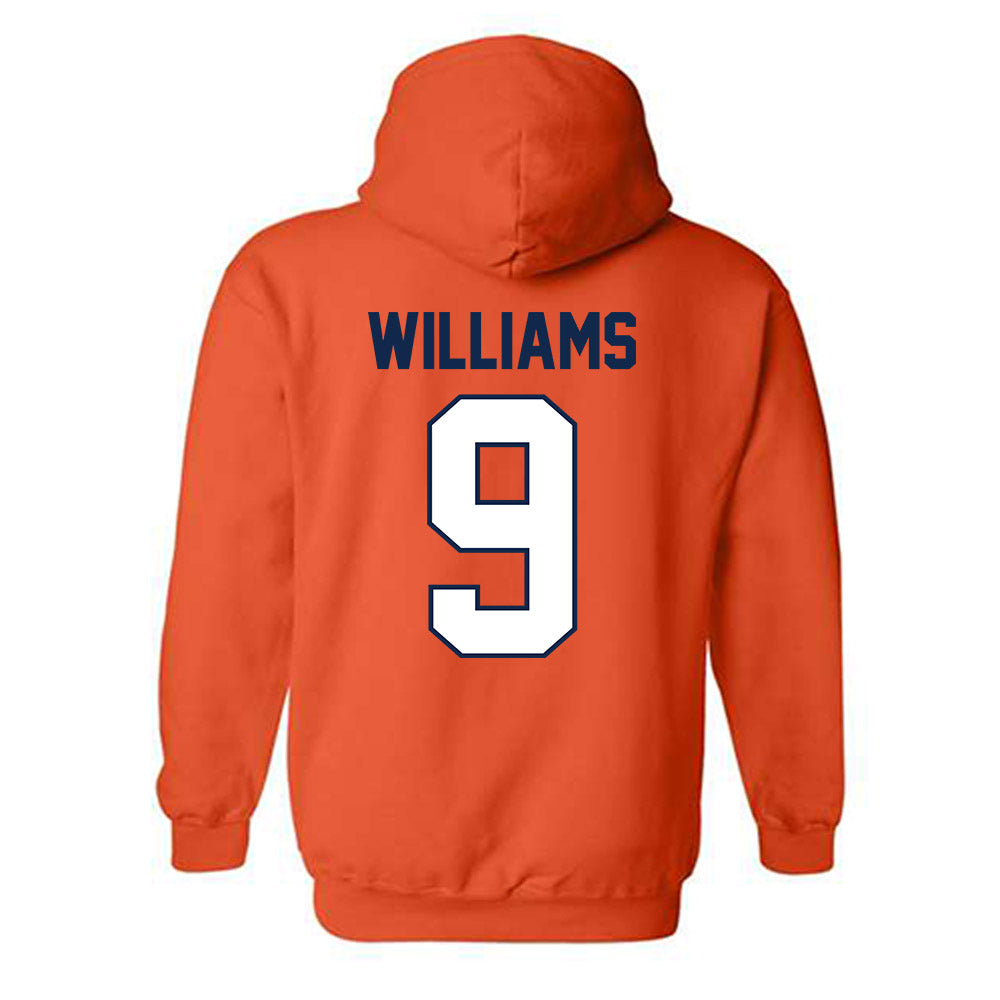 Illinois - NCAA Football : Lavon Williams - Classic Shersey Hooded Sweatshirt-1