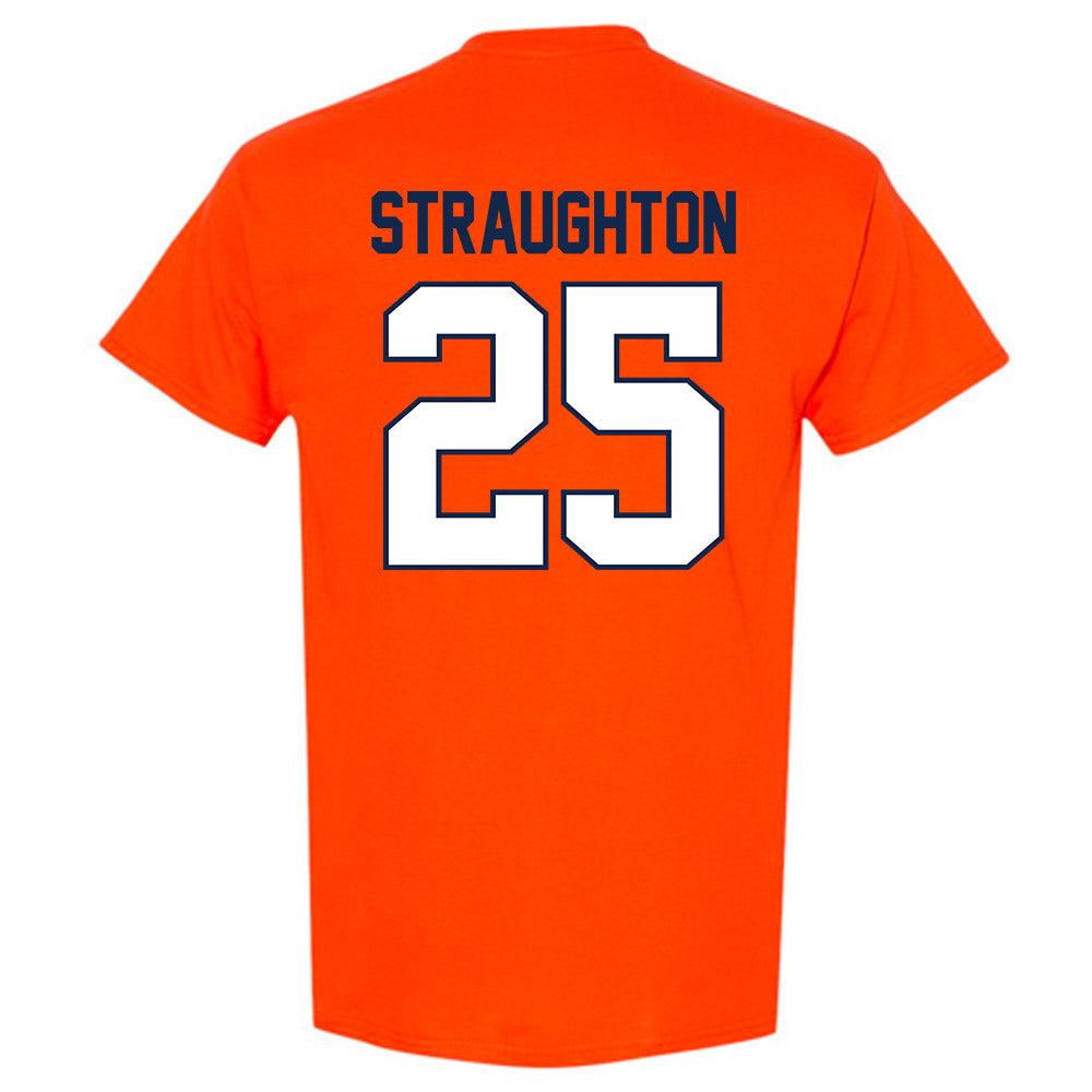 Illinois - NCAA Football : Des Straughton - Classic Shersey T-Shirt-1