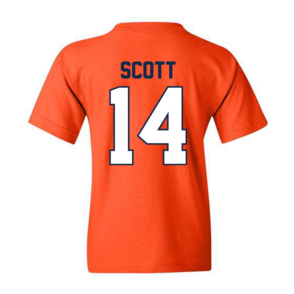 Illinois - NCAA Football : Xavier Scott - Classic Shersey Youth T-Shirt-1