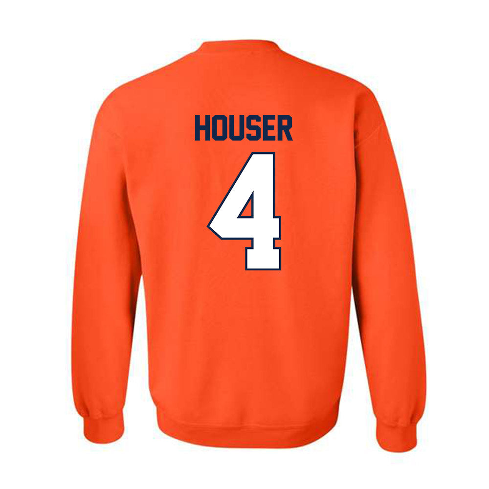 Illinois - NCAA Football : Katin Houser - Classic Shersey Crewneck Sweatshirt-1