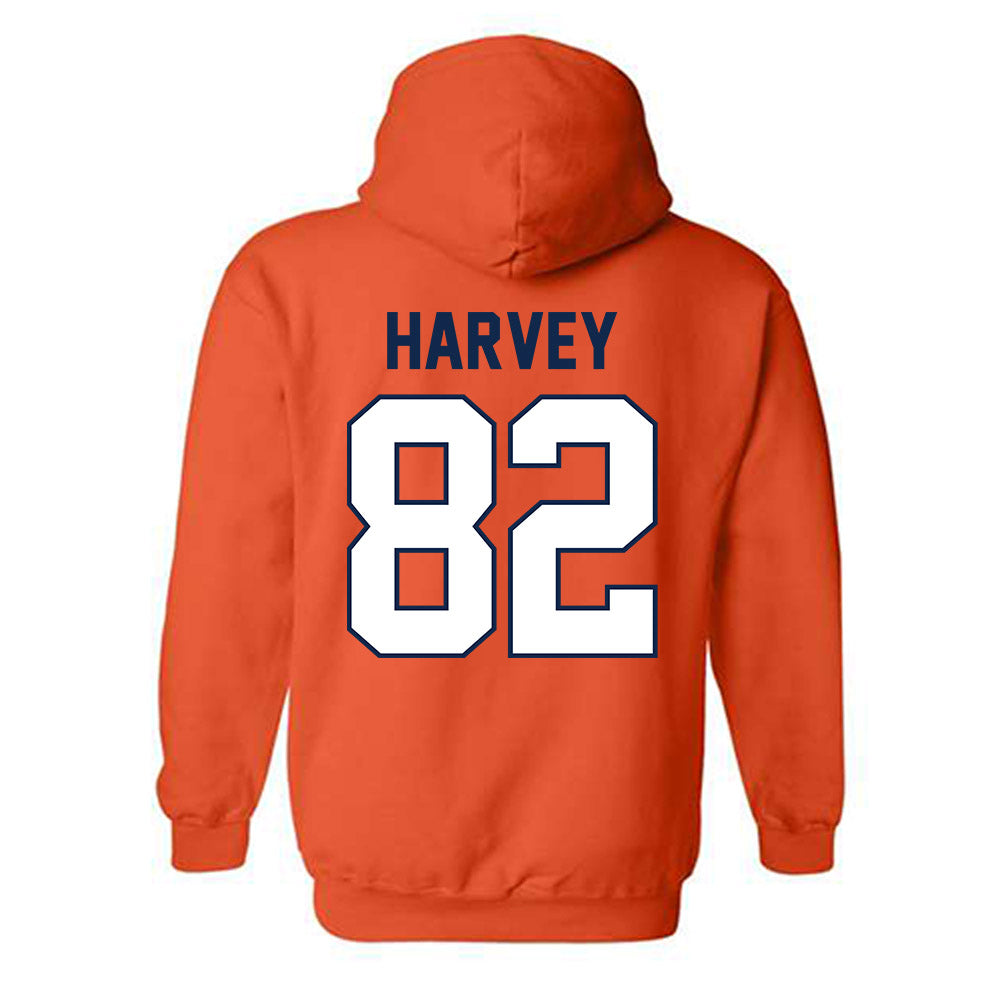 Illinois - NCAA Football : Jacob Harvey - Classic Shersey Hooded Sweatshirt-1