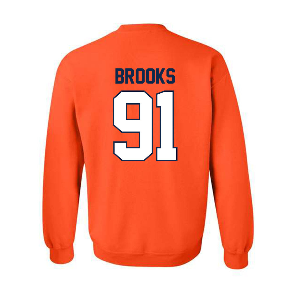 Illinois - NCAA Football : Cameron Brooks - Classic Shersey Crewneck Sweatshirt-1