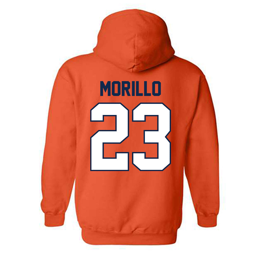 Illinois - NCAA Men's Basketball : Lucas Morillo - Classic Shersey Hooded Sweatshirt-1