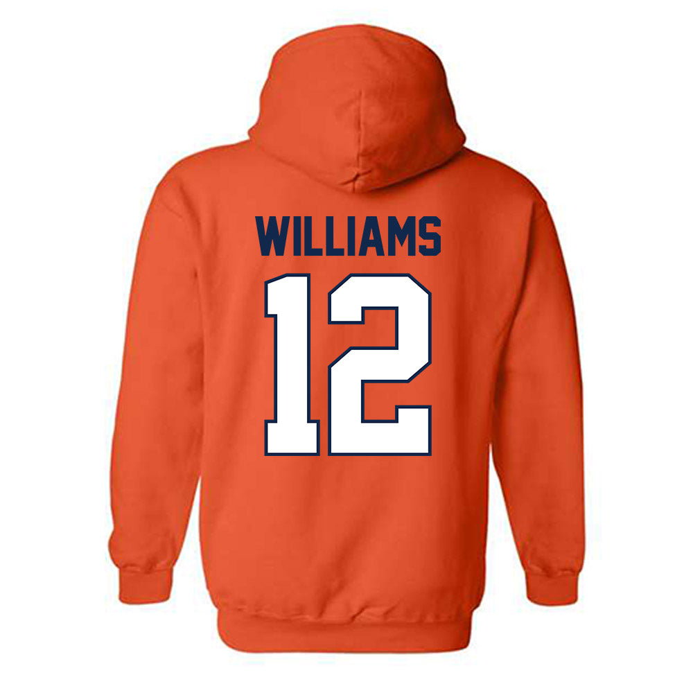 Illinois - NCAA Football : Isaiah Williams - Classic Shersey Hooded Sweatshirt-1