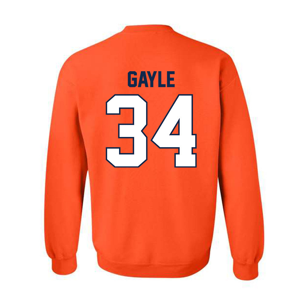 Illinois - NCAA Football : Erik Gayle - Classic Shersey Crewneck Sweatshirt-1