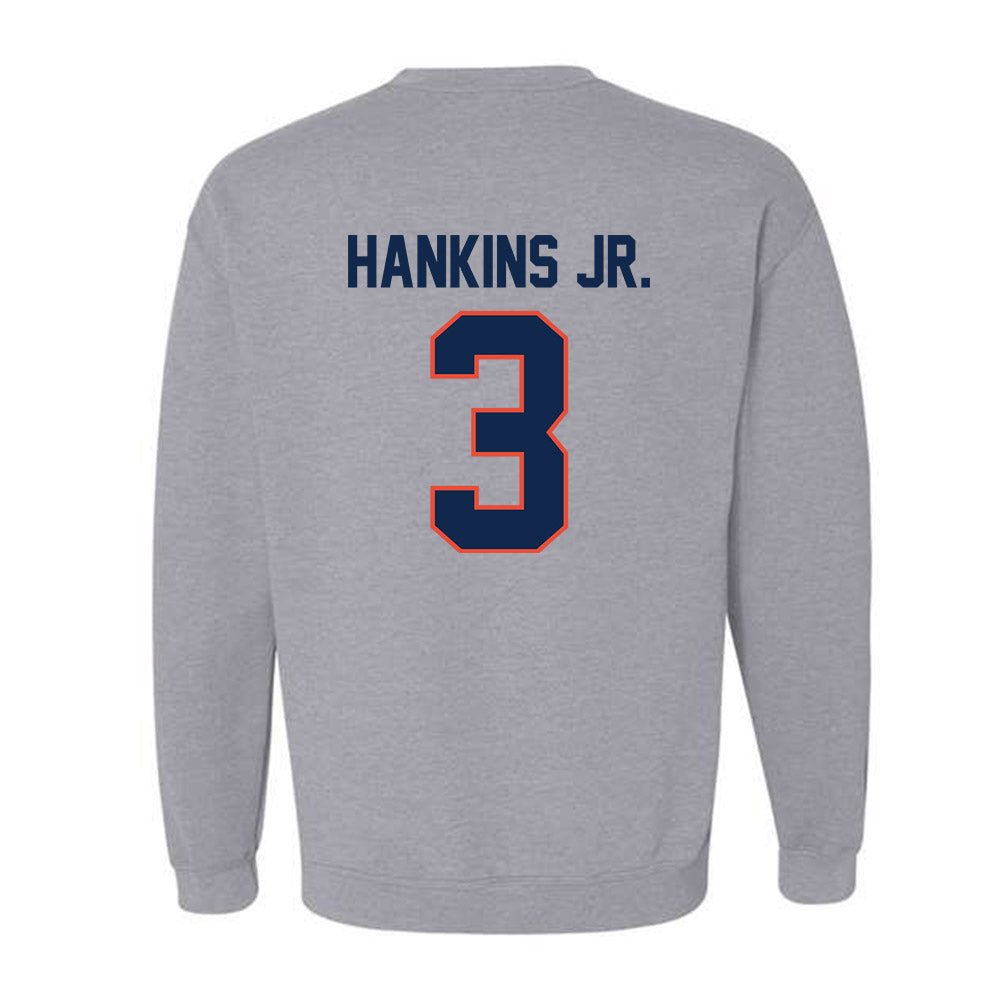 Illinois - NCAA Football : Nick Hankins Jr. - Classic Shersey Crewneck Sweatshirt-1