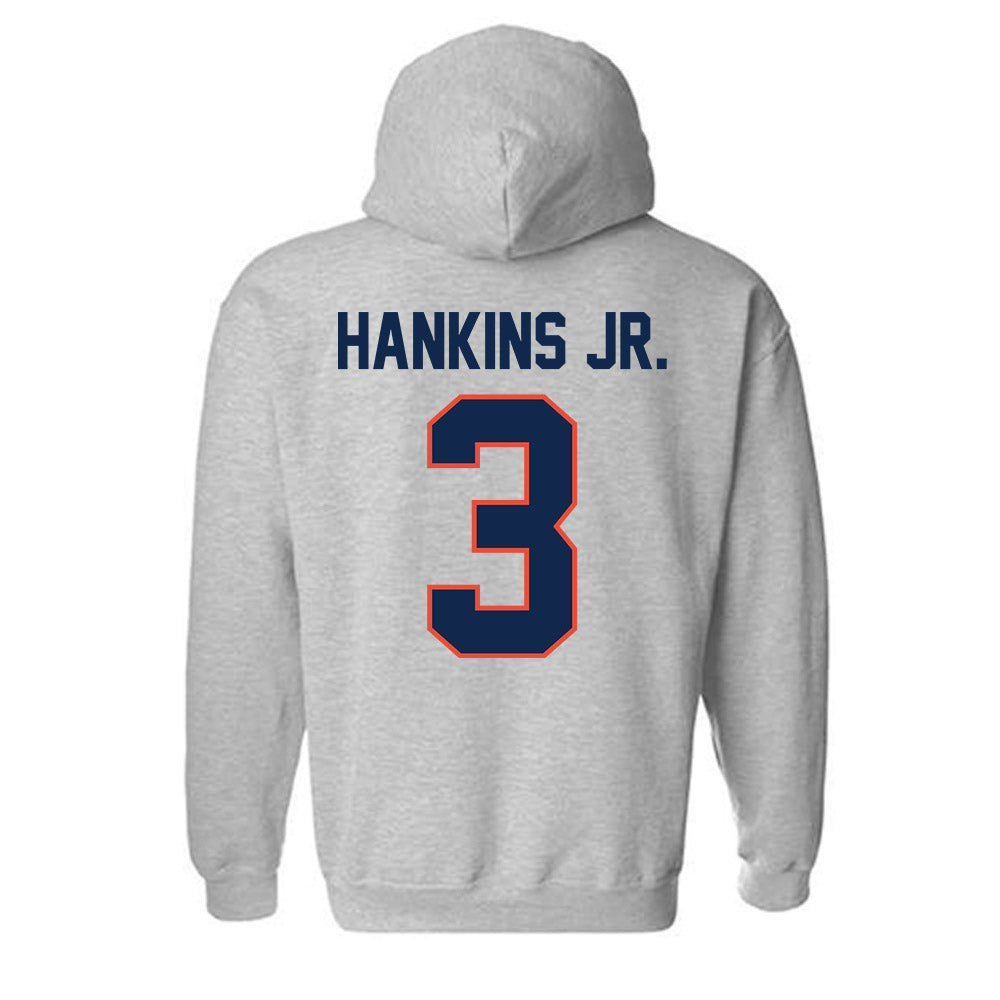 Illinois - NCAA Football : Nick Hankins Jr. - Classic Shersey Hooded Sweatshirt-1