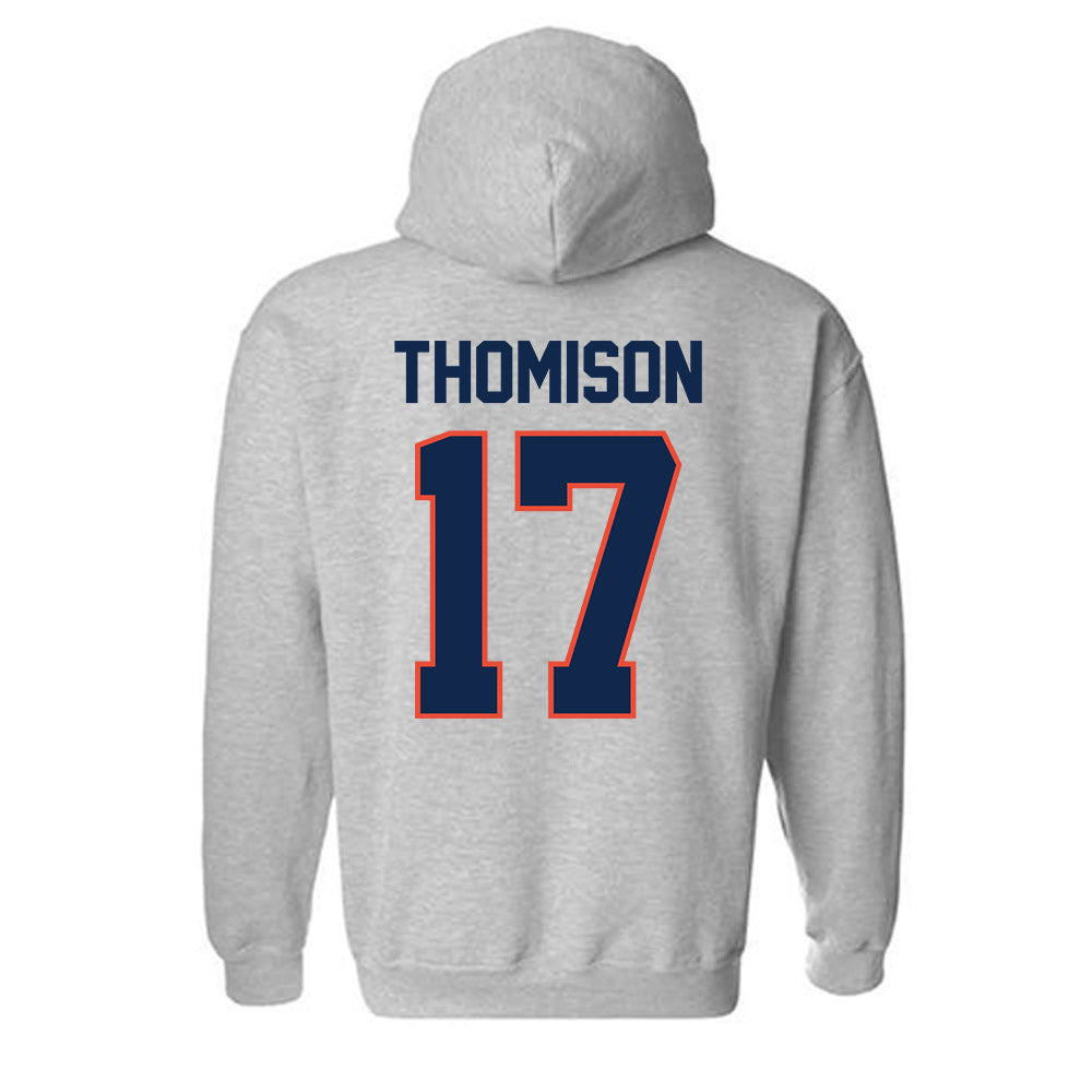 Illinois - NCAA Football : Isaiah Thomison - Classic Shersey Hooded Sweatshirt-1