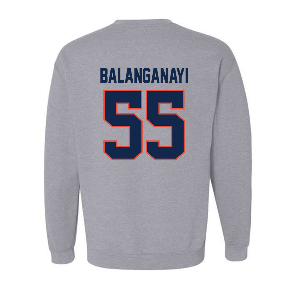 Illinois - NCAA Football : Tony Balanganayi - Classic Shersey Crewneck Sweatshirt-1
