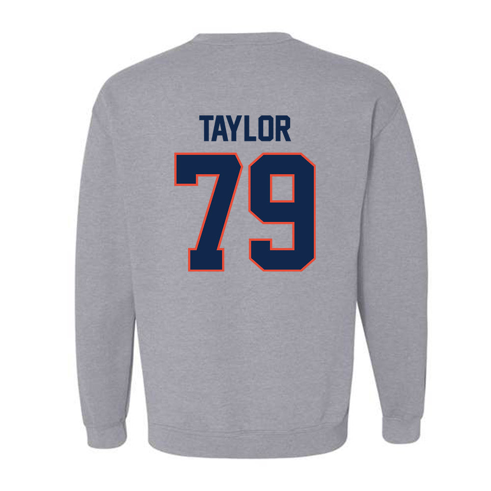 Illinois - NCAA Football : TJ Taylor - Classic Shersey Crewneck Sweatshirt-1