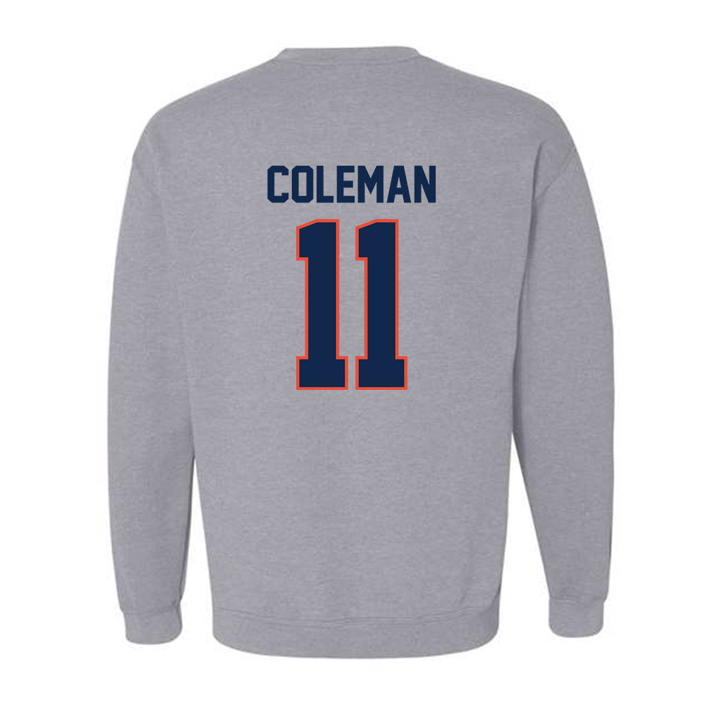 Illinois - NCAA Men's Basketball : Quentin Coleman - Classic Shersey Crewneck Sweatshirt-1