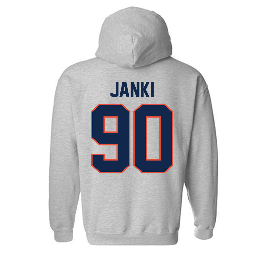 Illinois - NCAA Football : Carter Janki - Classic Shersey Hooded Sweatshirt-1