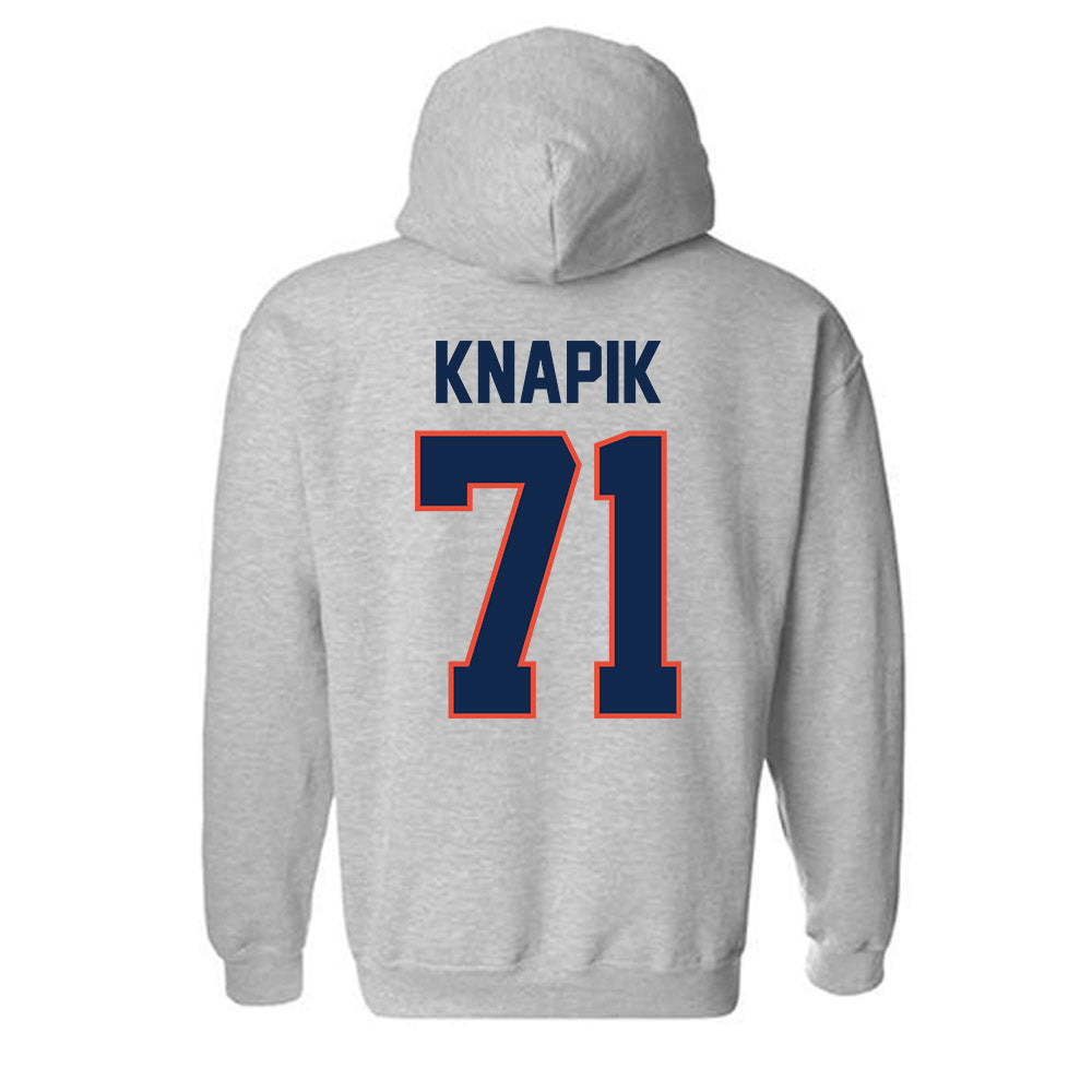 Illinois - NCAA Football : Nathan Knapik - Classic Shersey Hooded Sweatshirt-1