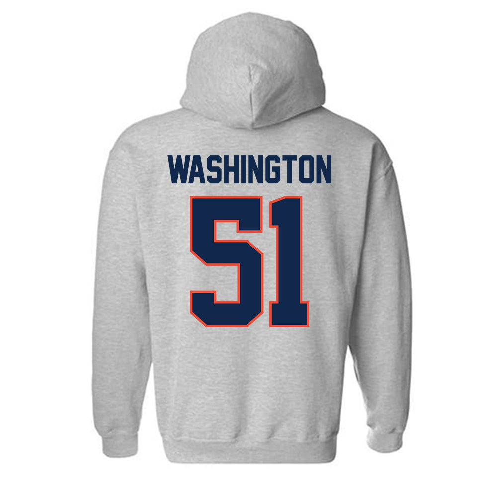 Illinois - NCAA Football : Alfred Washington - Classic Shersey Hooded Sweatshirt-1