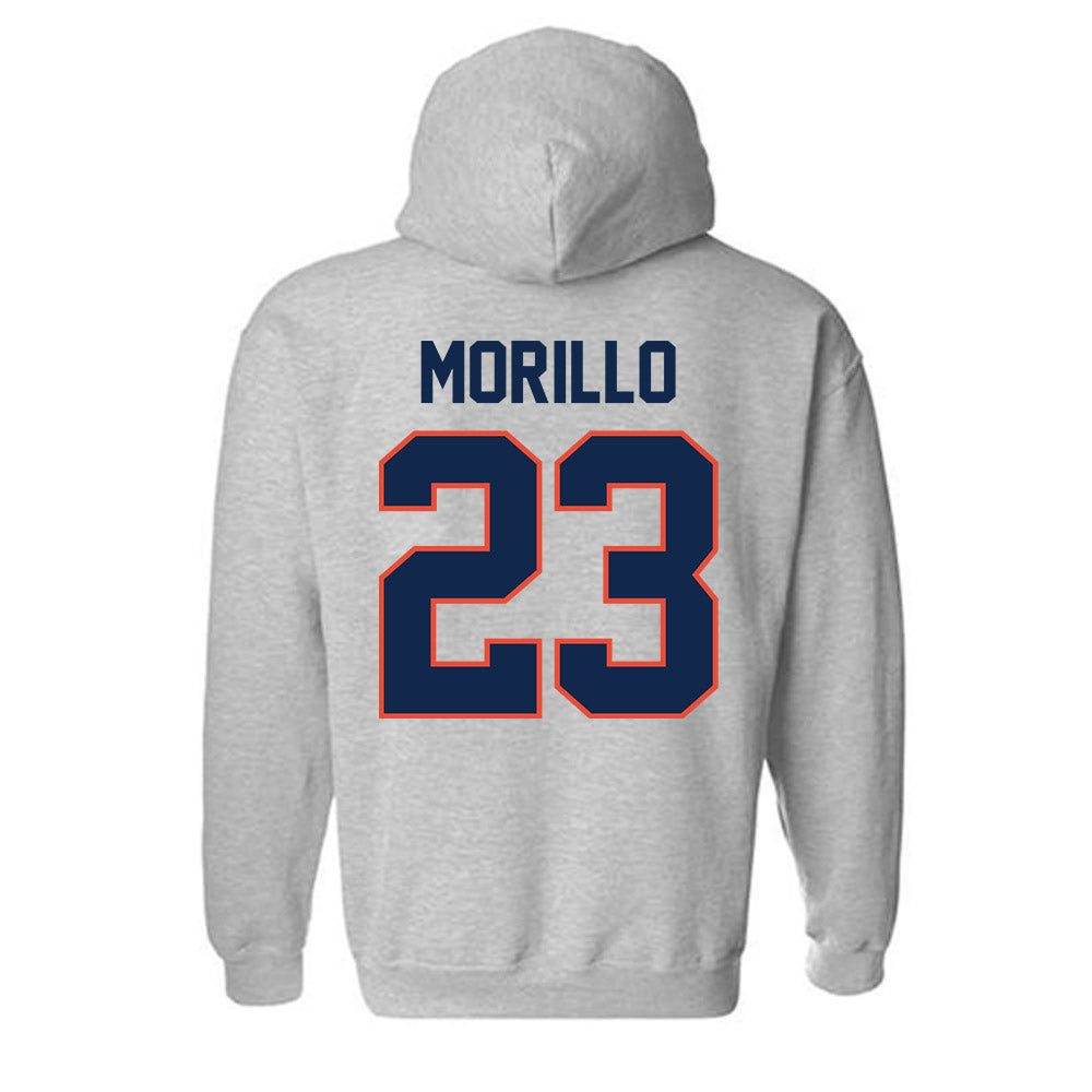 Illinois - NCAA Men's Basketball : Lucas Morillo - Classic Shersey Hooded Sweatshirt-1