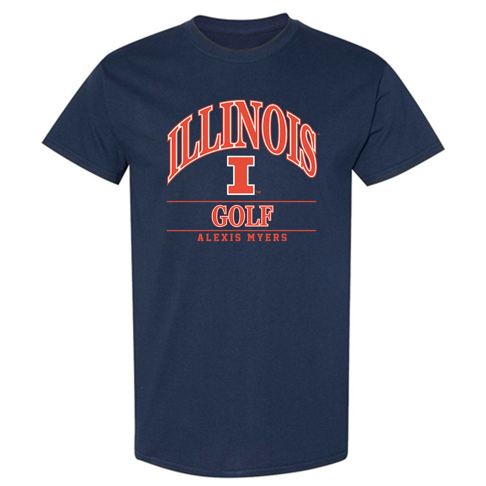 Illinois - NCAA Women's Golf : Alexis Myers - Classic Fashion Shersey T-Shirt-0